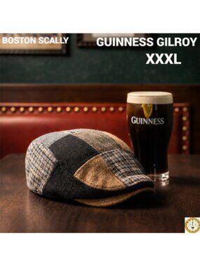 Boston Scally THE GUINNESS GILROY One Panel Patchwork Cap - XXXL